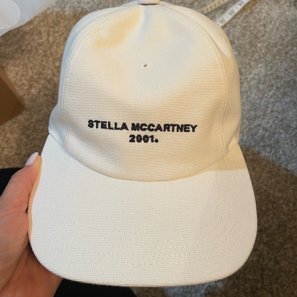 Stella McCartney White Logo Cap